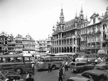 De Grote Markt in 1958