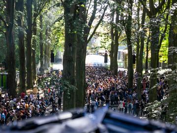 Vrijdag 27 mei 2022: de eerste dag van het eerste CORE-festival in het Ossegempark