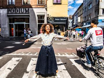 Nadia Naji, sinds 11 juni 2022 samen met Jeremie Vaneeckhout covoorzitter van Groen