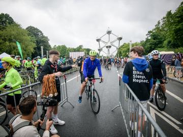 19 juni 2022: de zesde editie van de BXL Tour, met start aan het Paleizenplein en aankomst aan het Atomium