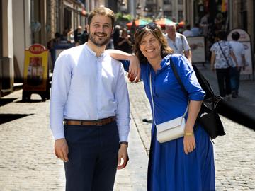 Hoofddoekendebat: Joëlle Maison (Défi) en Juan Benjumea (Groen)