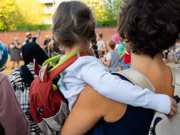 1 september 2022: de eerste dag van het nieuwe schooljaar in Freinetschool de Klimpaal in Sint-Jans-Molenbeek