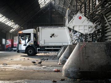 De afvalverbrandingsoven Brussel Noord in Schaarbeek