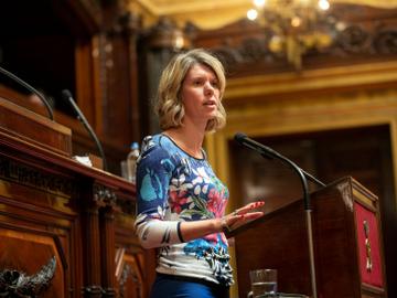 Els Ampe, senator voor Open VLD in de federale Senaat op 11 oktober 2022