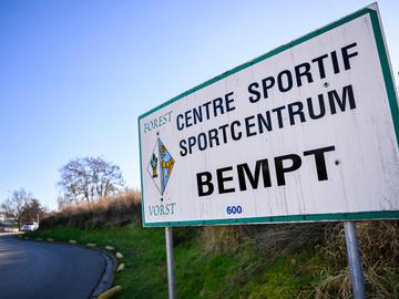 De site van het sportcomplex Bempt in Vorst waar voetbalclub Union Sain-Gilloise haar nieuwe voetbalstadion wil bouwen