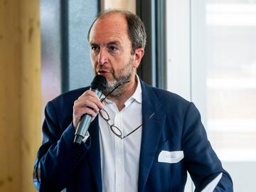Fabrice Cumps (PS), burgemeester van Anderlecht, op 5 oktober 2021