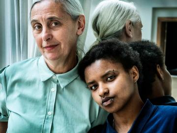 Anne Teresa De Keersmaeker en Meskerem Mees