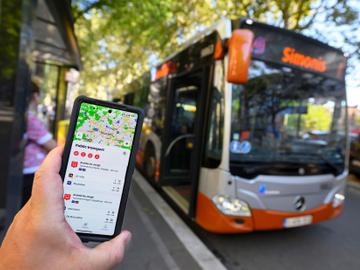 Floya, de nieuwe app van de MIVB voor alle transportmiddelen in het Brussels gewest.
