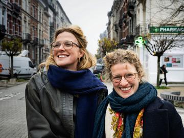 Jessica Vosters en Gitte Van Der Biest van JES.