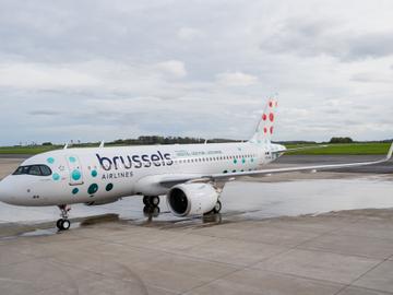 De Airbus A320neo van Brussels Airlines