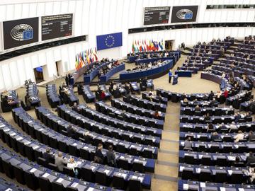 Plenaire zitting in het Europees parlement