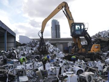 Stevens Recycling aan het Vergotedok: recyclage van oude metalen