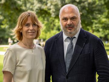 Gemeenteraadsverkiezingen oktober 2024/ Audrey Lhoest en Christos Doulkeridis, Lijsttrekkersduo voor Ecolo-Groen in Elsene