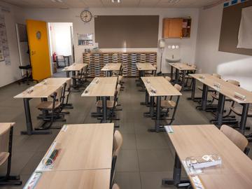 20240902 Eerste schooldag Paviljoen Schaarbeek klas school onderwijs DSC 7744