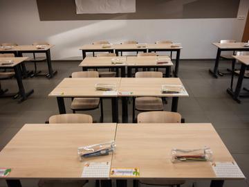 20240902 Eerste schooldag Paviljoen Schaarbeek klas school onderwijs DSC 7742