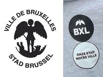 logo Brussel Stad oud nieuw