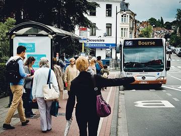 Bus 95 Watermaal Bosvoorde c Bart Dewaele