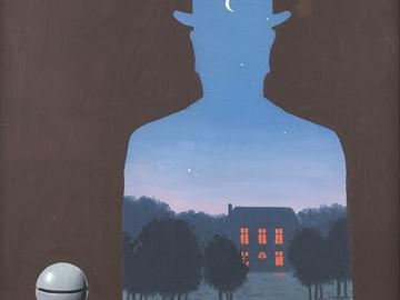 Rene Magritte LHeureux donateur- 1966