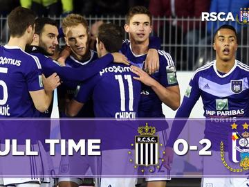 RCS Charleroi - RSC Anderlecht: 0-2.