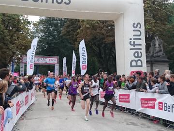 De Belfius Brussels Marathon ging zondagochtend van start. 