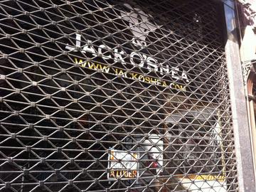 Jack O'Shea gesloten beenhouwerij restaurant