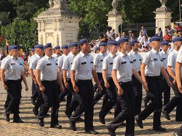 politie defile