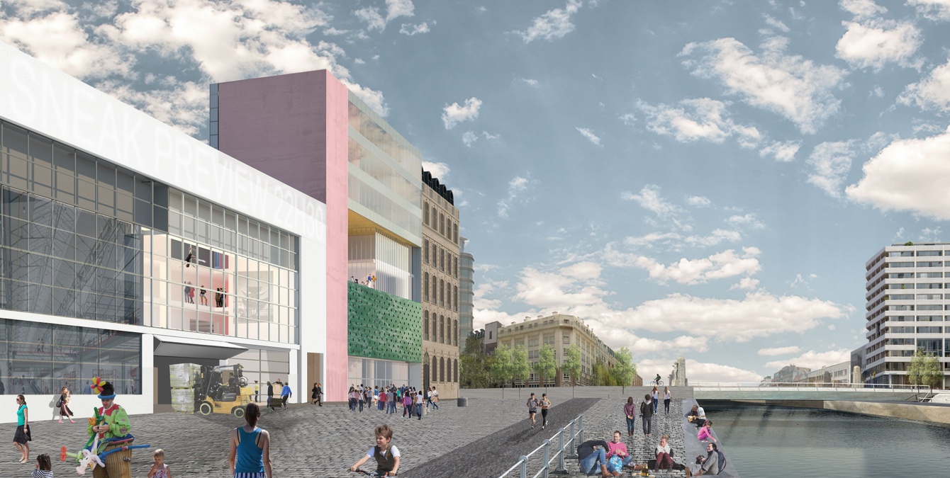 Kaaitheater krijgt frisse gevel aan kanaalkant en 'stadsbalkon' BRUZZ