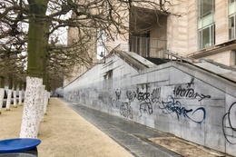 Graffiti op de Kunstberg