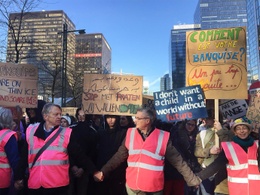 14 februari 2019, Albert II-laan: start van de zesde opeenvolgende donderdagse klimaatmars van Youth for Climate