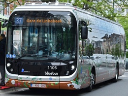 26 mei 2019: voorstelling van de nieuwe elektrische buslijn 37 van de MIVB in Ukkel