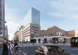 Het winnende ontwerp voor de NMBS-hoofdzetel