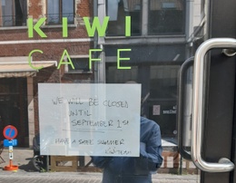 Kiwi Café Vlaamsesteenweg_tijdelijk dicht