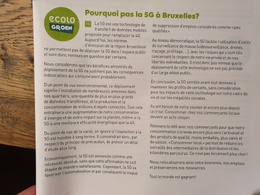 tegenstand 5G Ecolo-Groen Sint-Agatha-Berchem