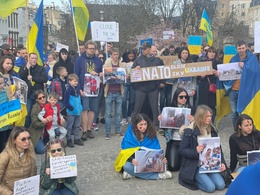 Promote Ukraine protest oorlog Oekraïne 13 maart 2022
