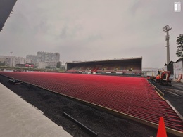 Nieuwe grasmat RWDM