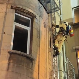 Zware brand in hotel in Brussel