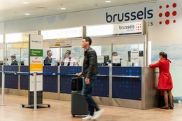 Reizigers op Brussels Airlines