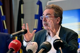 Rudi Vervoort (PS), minister-president van de Brusselse Hoofdstedelijke Regering
