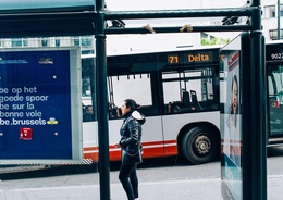 Big City bushalte bus71 mivb
