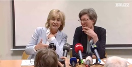 Persconferentie Catherine Moureaux (PS) en Françoise Schepmans (MR) op 29 oktober 2018: er is een akkoord