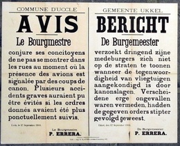 Bevrijding Ukkel Affiche Avions coll BRUZZ ACTUA 1639