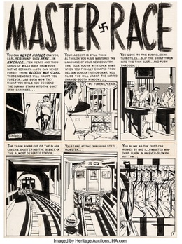 De graphic novel Master Race uit 1955 was een van de eerste beeldverhalen over de holocaust