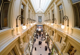 Overdekte winkelgalerij Passage du Nord Officiële heropening Noorddoorgang in zijn oorspronkelijke staat uit 1882 hersteld