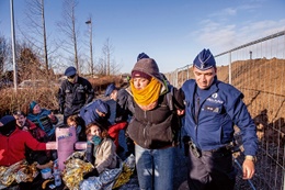 Protest tegen de bouw van een gevangenis op de Keelbeeksite in Haren