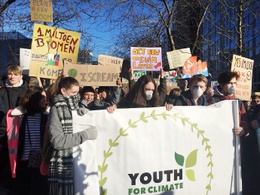 14 oktober 2019: start van de zesde opeenvolgende mars van Youth for Climate voor meer politieke daadkracht inzake klimaatverandering