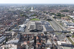 Abattoir, de slachthuizen ter hoogte van metrohalte Delacroix in Anderlecht