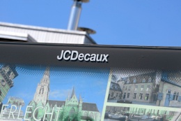 JC Decaux stadsmeubilair Anderlecht reclamepaneel