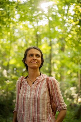 Ilse Simoens, biologe in het Zoniënwoud