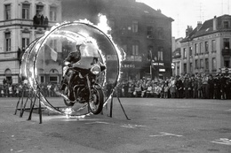 Oefeningen van de brandweer van Schaarbeek in juni 1968