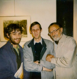Rik Fobelets (links), verantwoordelijke van gemeenschapscentrum Nekkersdal, stimuleerde in 1988 het idee van een Nederlandstalige heemkundige kring